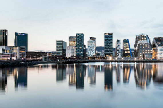 Arbeiten in Norwegen, Fjord-City in Oslo