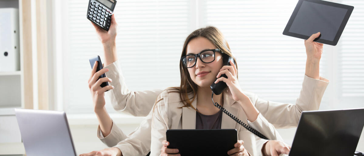 Multitasking Zeitmanagement Selbstmanagement © AndreyPopov / Getty Images