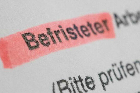 Befristeter Vertrag: Arbeitnehmer müssen genau auf Details achten