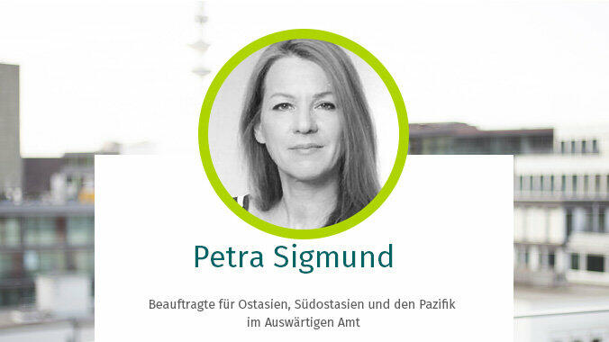 Petra Sigmund ist Asienbeauftragte im Auswärtigen Amt