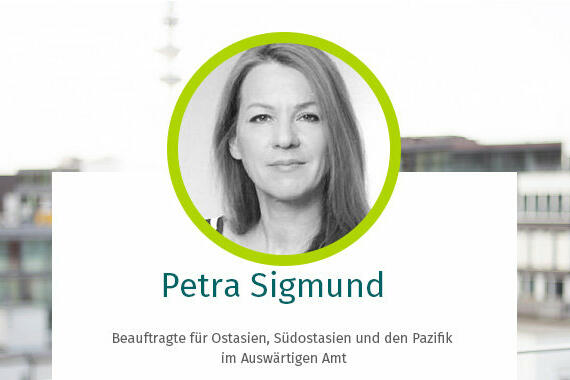 Petra Sigmund ist Asienbeauftragte im Auswärtigen Amt