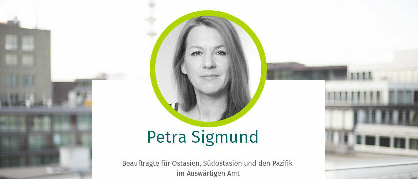 Petra Sigmund ist Asienbeauftragte im Auswärtigen Amt